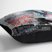 Load image into Gallery viewer, 'Coney Island Baby'  New York print  luxury velvet cushion