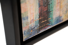 Load image into Gallery viewer, Mixed media Manchester collage framed original 56x56cms