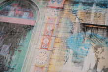 Load image into Gallery viewer, Mixed media Manchester collage framed original 56x56cms