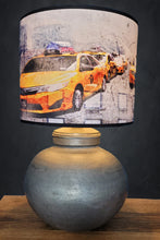 Load image into Gallery viewer, New York cabs medium table lampshade