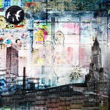 Load image into Gallery viewer, This is the place - Manchester print on luxury velvet cushion