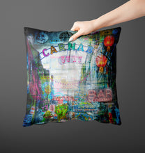 Load image into Gallery viewer, London Soho velvet cushion