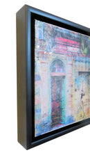 Load image into Gallery viewer, Mixed media collage in box frame