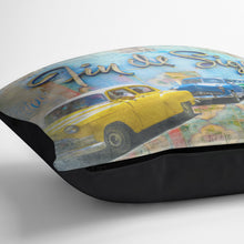 Load image into Gallery viewer, 'End of the century'  Havana print luxury velvet cushion