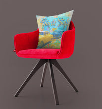 Load image into Gallery viewer, 'End of the century'  Havana print luxury velvet cushion