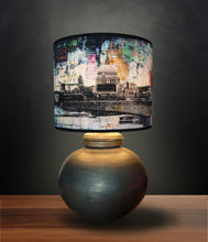 Load image into Gallery viewer, London print medium table lampshade
