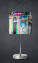 Load image into Gallery viewer, Manchester print small table lampshade