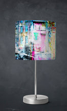 Load image into Gallery viewer, Manchester print small table lampshade
