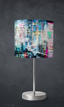 Load image into Gallery viewer, Manchester print small table lampshade
