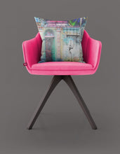 Load image into Gallery viewer, &#39;Temptation&#39; Manchester print on luxury velvet cushion
