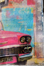 Load image into Gallery viewer, Pink Cadallic Cuban print on handmade paper

