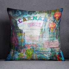 Load image into Gallery viewer, London Soho velvet cushion
