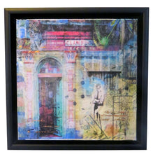 Load image into Gallery viewer, Full size framed collage.Canvas size 30 x 30cms. Framed size 36 x 36cms