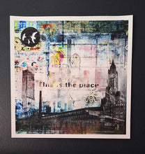 Load image into Gallery viewer, This is the place- Manchester limited edition print 30x 30cms
