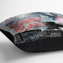 Load image into Gallery viewer, &#39;Coney Island Baby&#39;  New York print  luxury velvet cushion
