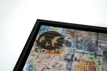Load image into Gallery viewer, Manchester &#39;This is the place&#39; original mixed media collage framed
