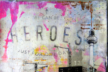 Load image into Gallery viewer, Berlin Heroes print on handmade paper
