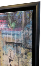 Load image into Gallery viewer, Mixed media Manchester collage framed original
