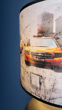 Load image into Gallery viewer, New York cabs medium table lampshade
